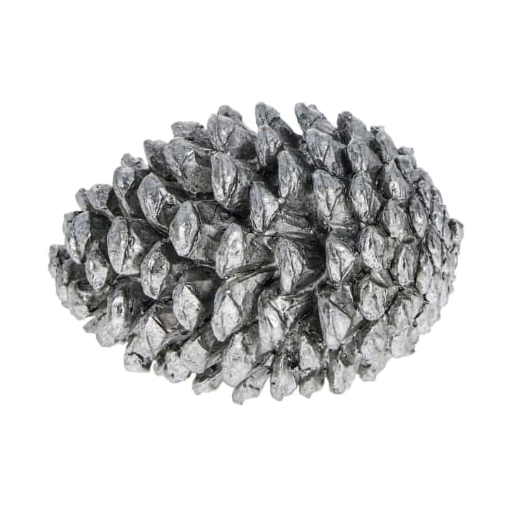 Serafina pinecone decoration 8.3 cm - Antique silver - Lene Bjerre