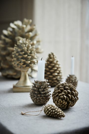 Serafina pinecone decoration 8.3 cm - Light gold - Lene Bjerre
