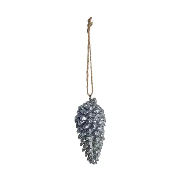 Serafina pinecone decoration hanging 8.2 cm - Antique silver - Lene Bjerre