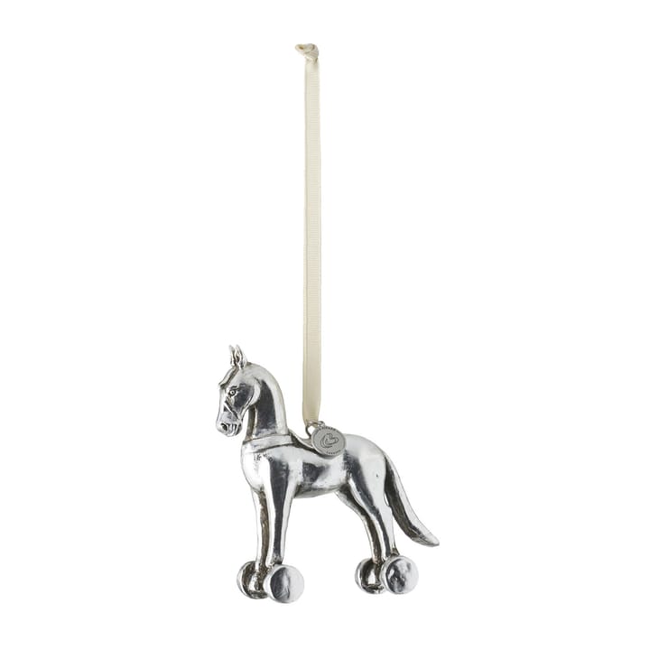 SerafinaChristmas decoration horse 11 cm - Antique silver - Lene Bjerre