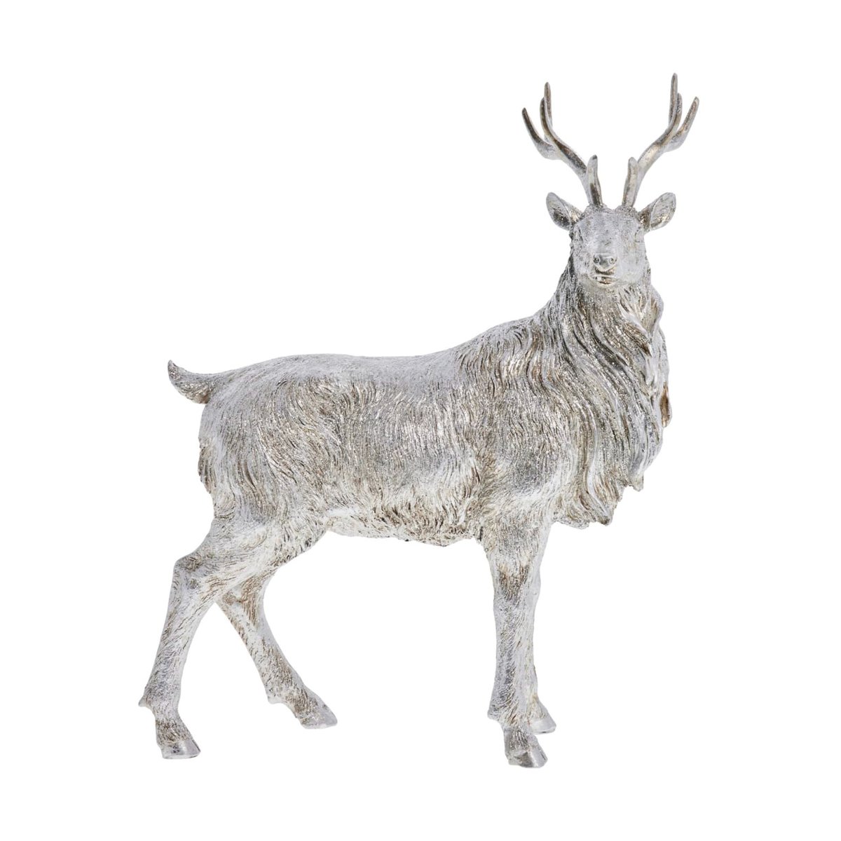 Lene Bjerre Sessia deer 34 cm Silver | Scandinavian Design | Decorative accessories | Silver-coloured