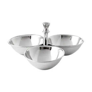 Sigrine bowl - Silver-coloured, 19.5x18.5x9.5 cm - Lene Bjerre