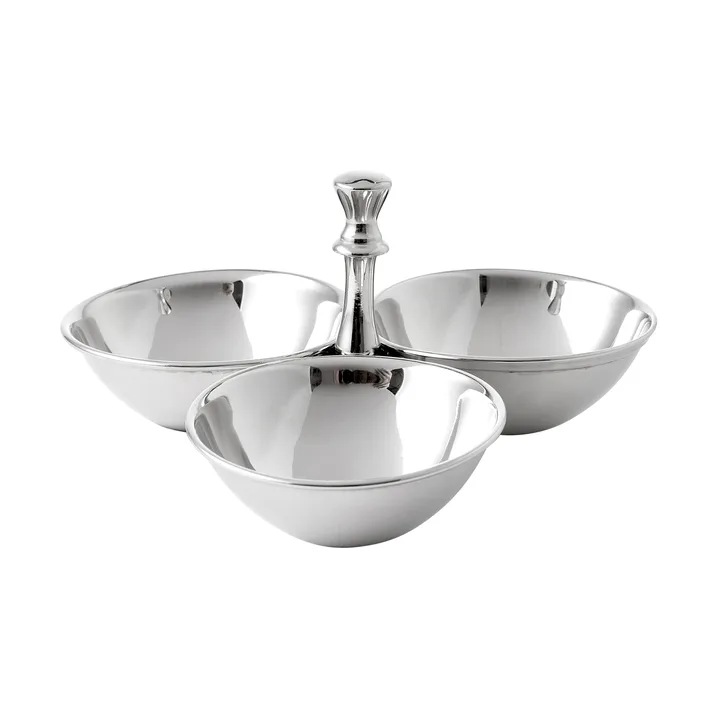 Sigrine bowl - Silver-coloured, 19.5x18.5x9.5 cm - Lene Bjerre