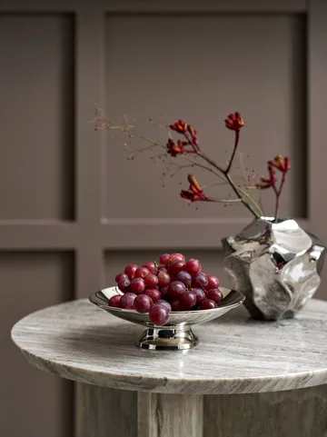 Sigrine bowl - Silver-coloured, Ø21xH6 cm - Lene Bjerre