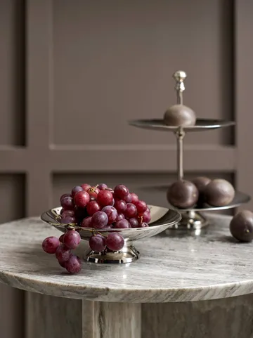 Sigrine tiered serving stand - Silver-coloured, 25x25xH27 cm - Lene Bjerre