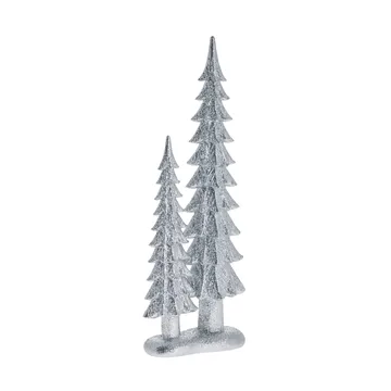 Sissia decoration Christmas tree 33 cm - Silver - Lene Bjerre