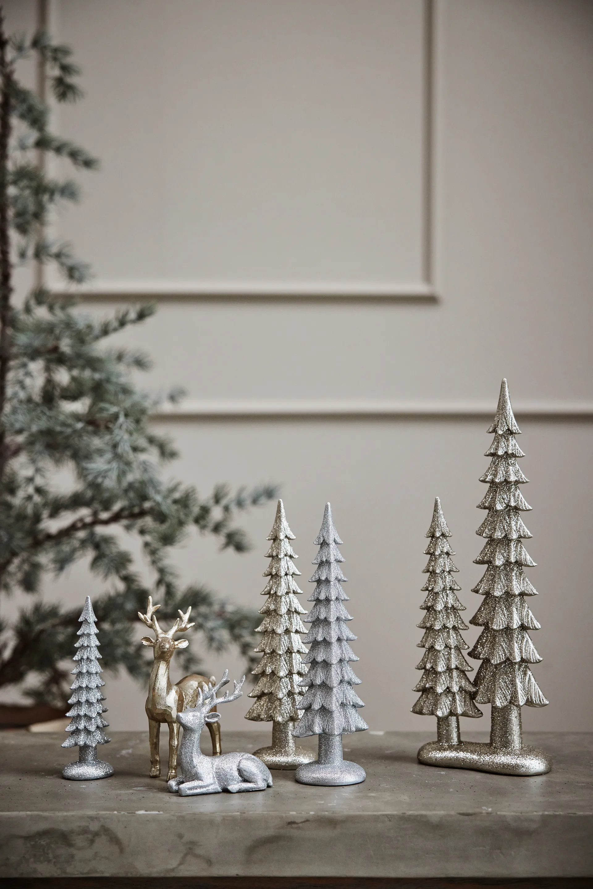 Sissia decoration Christmas tree 33 cm, Silver Lene Bjerre