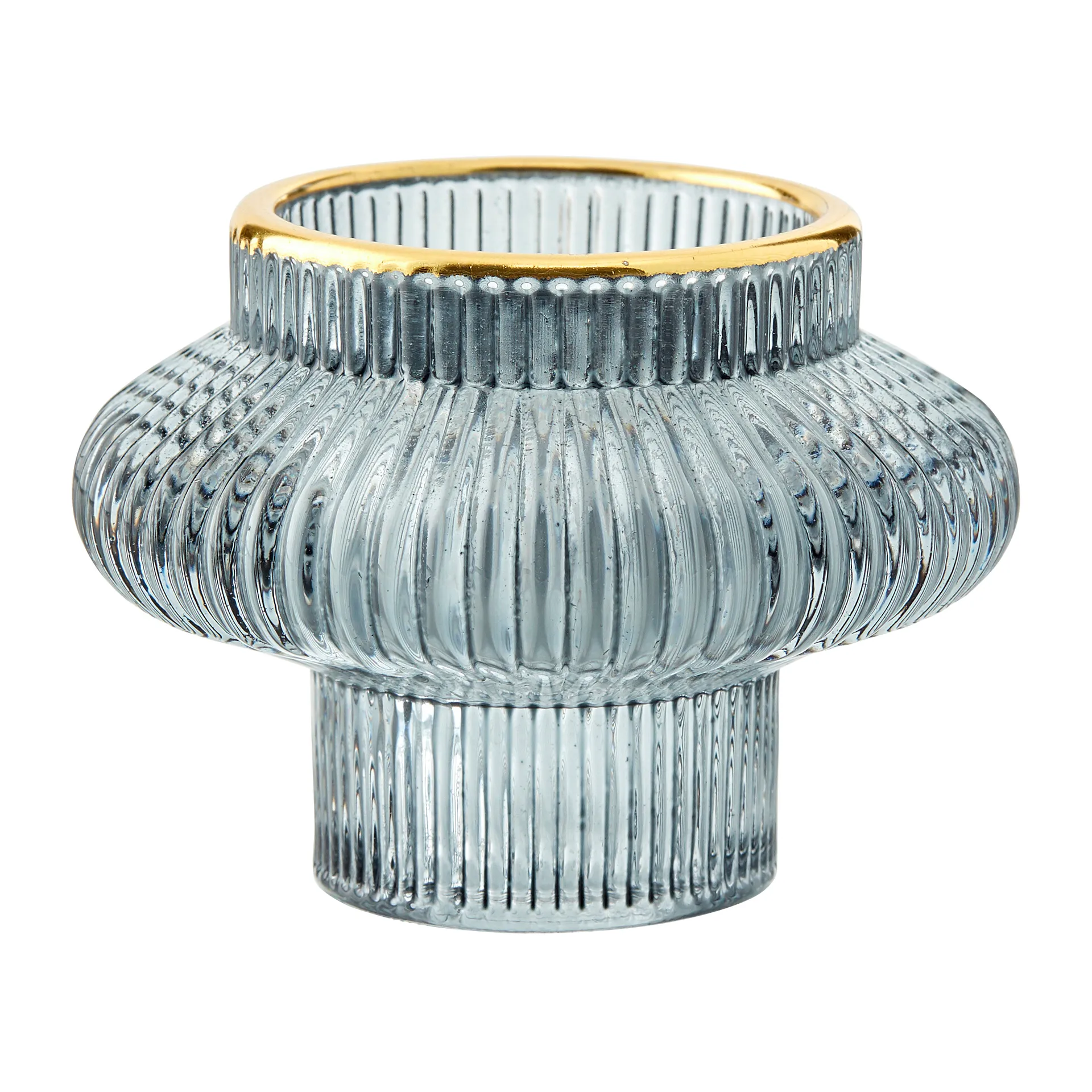 Sivia lantern 6 cm, Dark grey-light gold Lene Bjerre