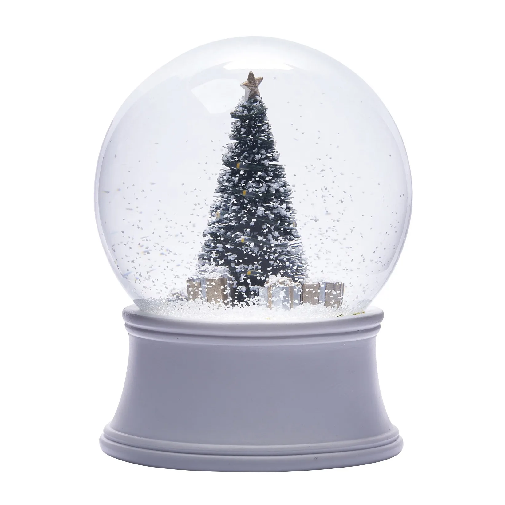 Snovia snow glob tree 15 cm, White-clear Lene Bjerre