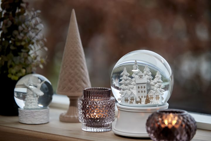 Snovia snow glob winter town 15 cm, White-clear Lene Bjerre