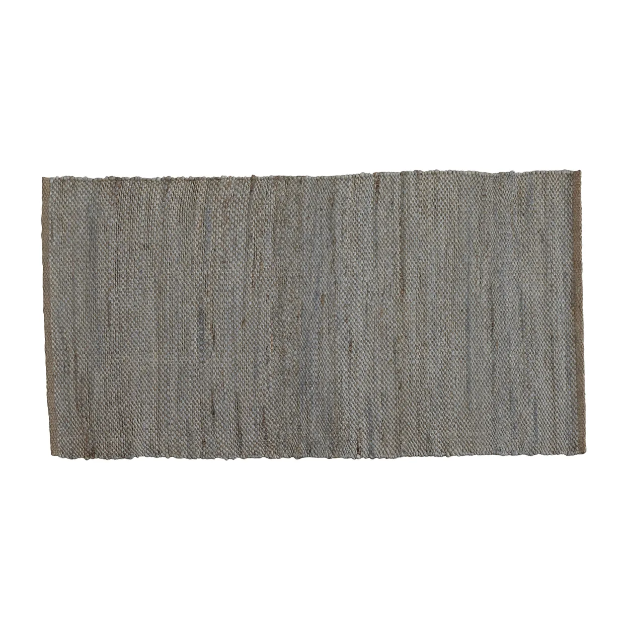 Lene Bjerre Strissie rug 80x150 cm. grey-nature | Scandinavian Design | Jute & natural fibre rugs | Grey
