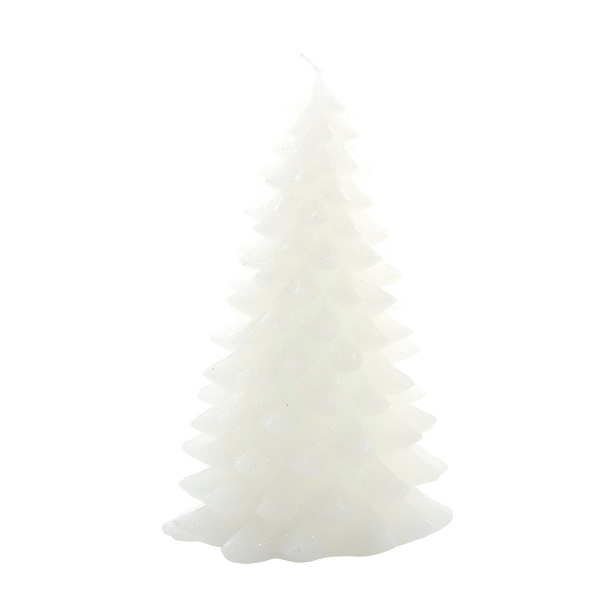 Lene Bjerre Trelia decorative candle - wood 22 cm White