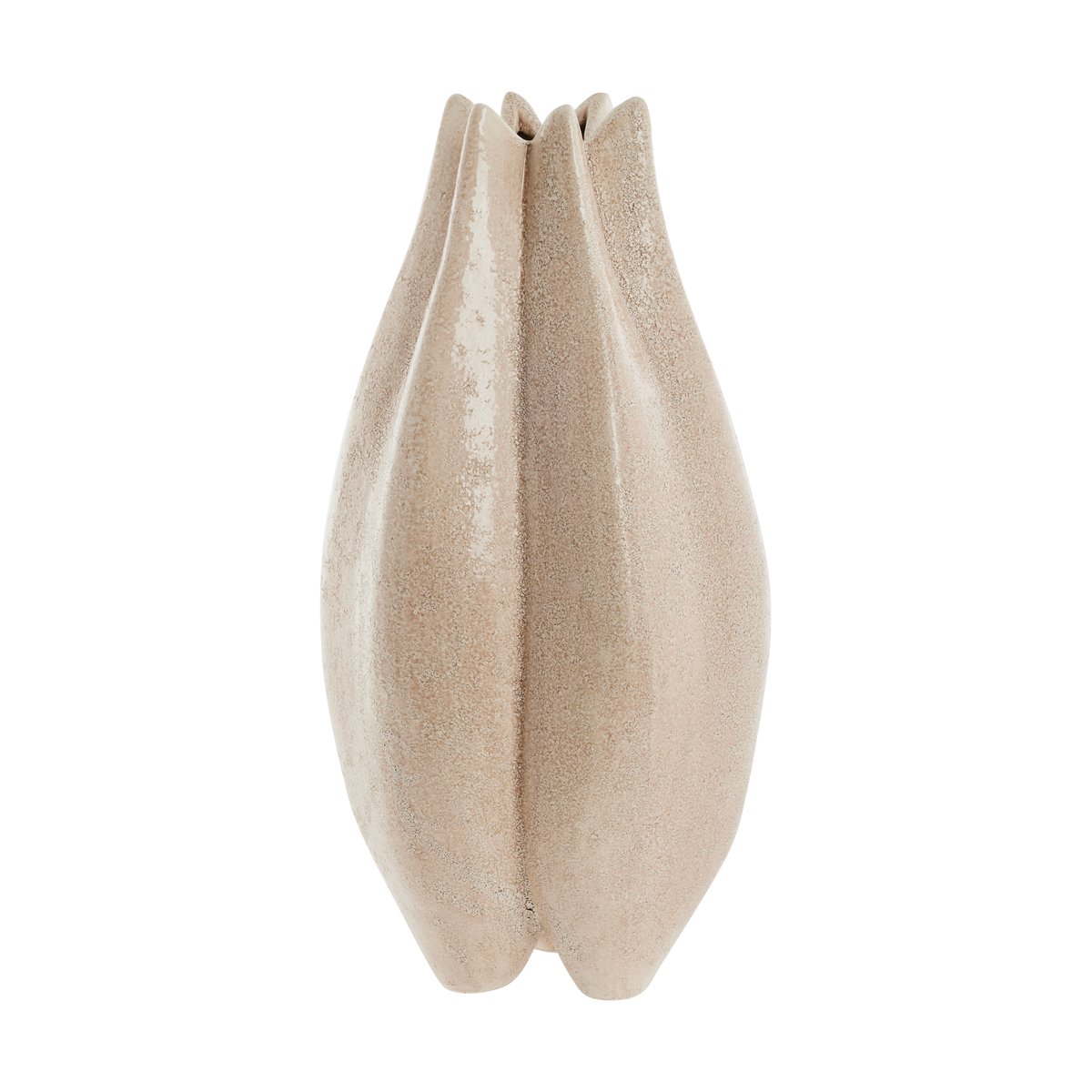 Lene Bjerre Valona vase 40.5 cm Linen | Scandinavian Design | Vases | Beige