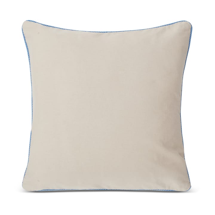 Beach Club Embroidered pillowcase 50x50 cm, Beige-blue Lexington
