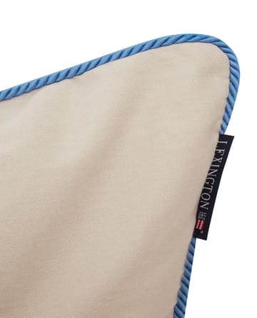 Beach Club Embroidered pillowcase 50x50 cm - Beige-blue - Lexington