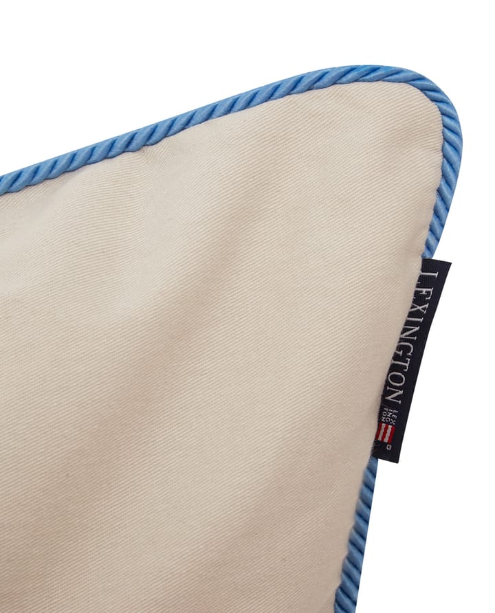 Beach Club Embroidered pillowcase 50x50 cm, Beige-blue Lexington
