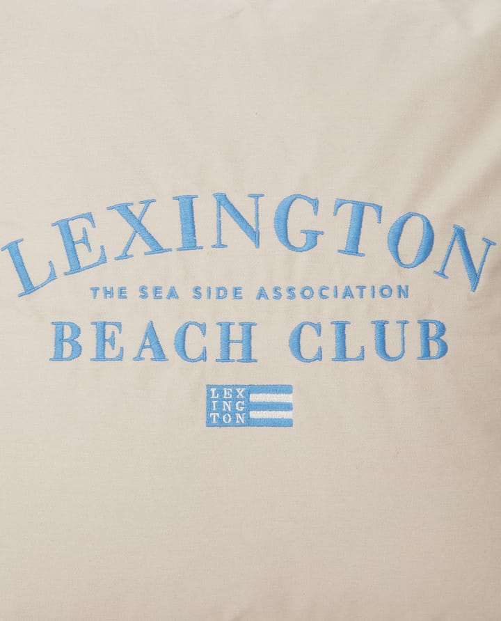 Beach Club Embroidered pillowcase 50x50 cm, Beige-blue Lexington