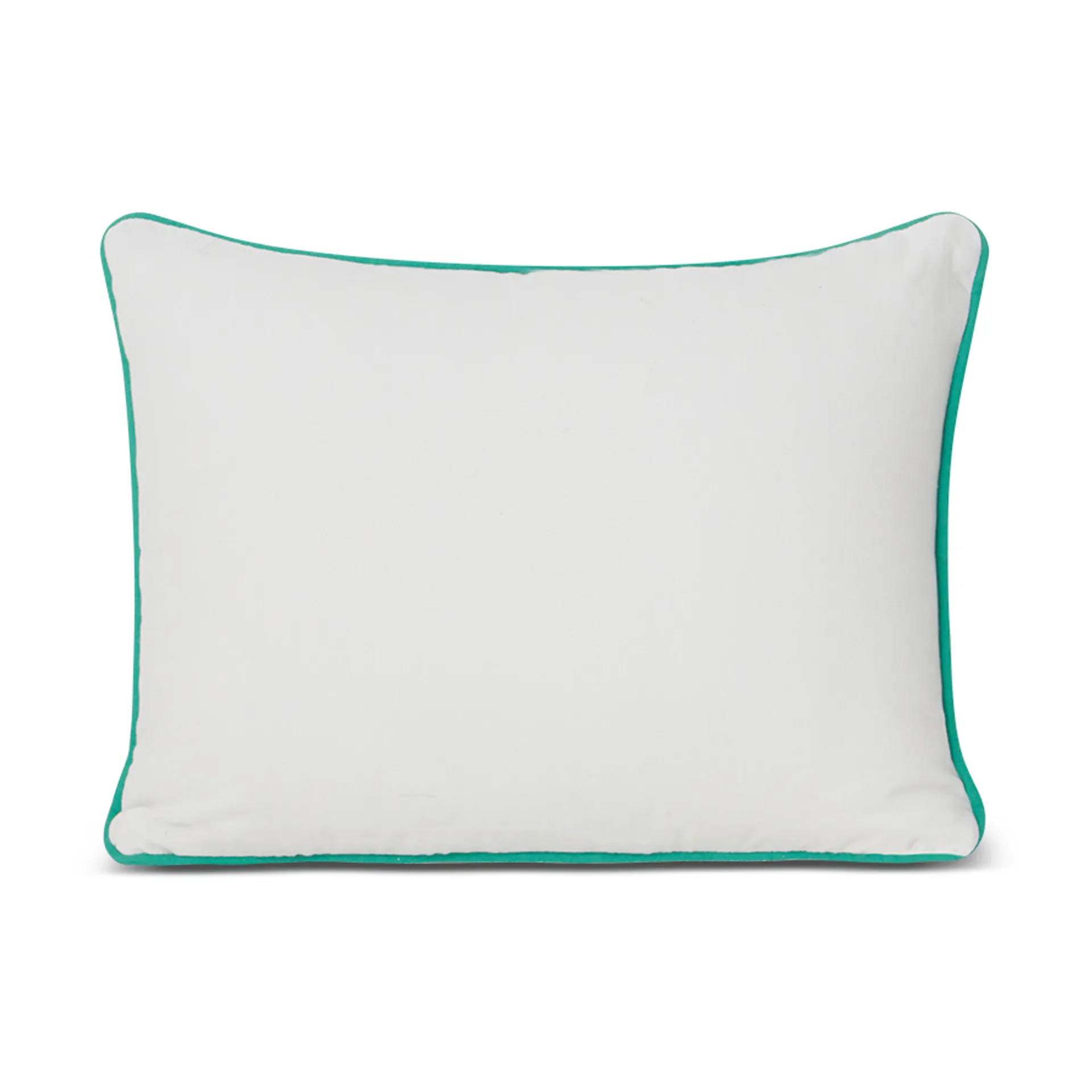Beach Club Small Embroidered cushion 30x40 cm, Blue-white-green Lexington
