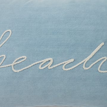 Beach small rope twill cushion 30x40 cm - Light blue - Lexington