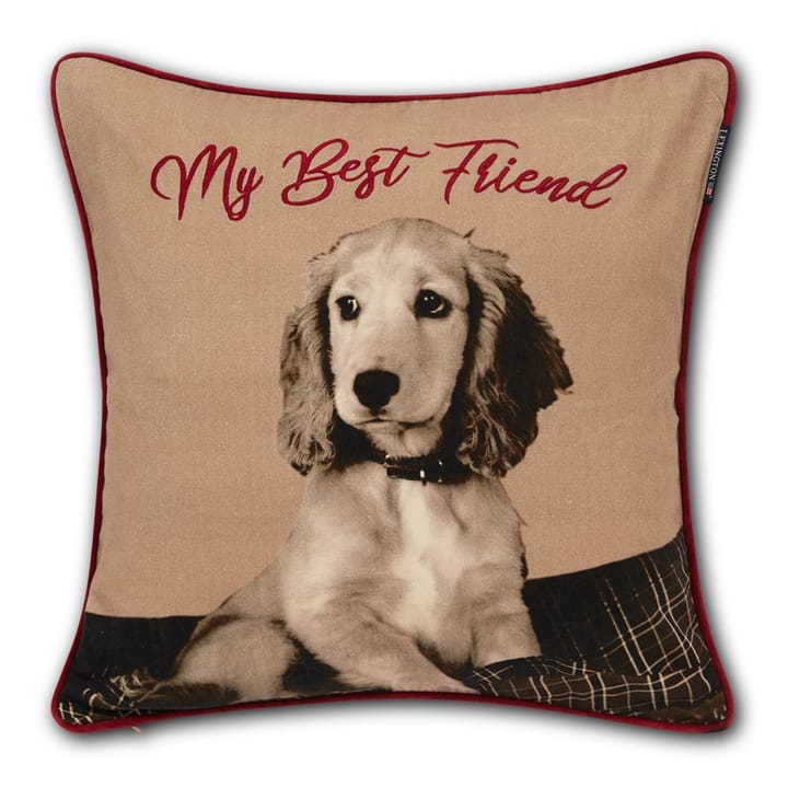 Best Friend cushion cover 50x50 cm - beige - Lexington