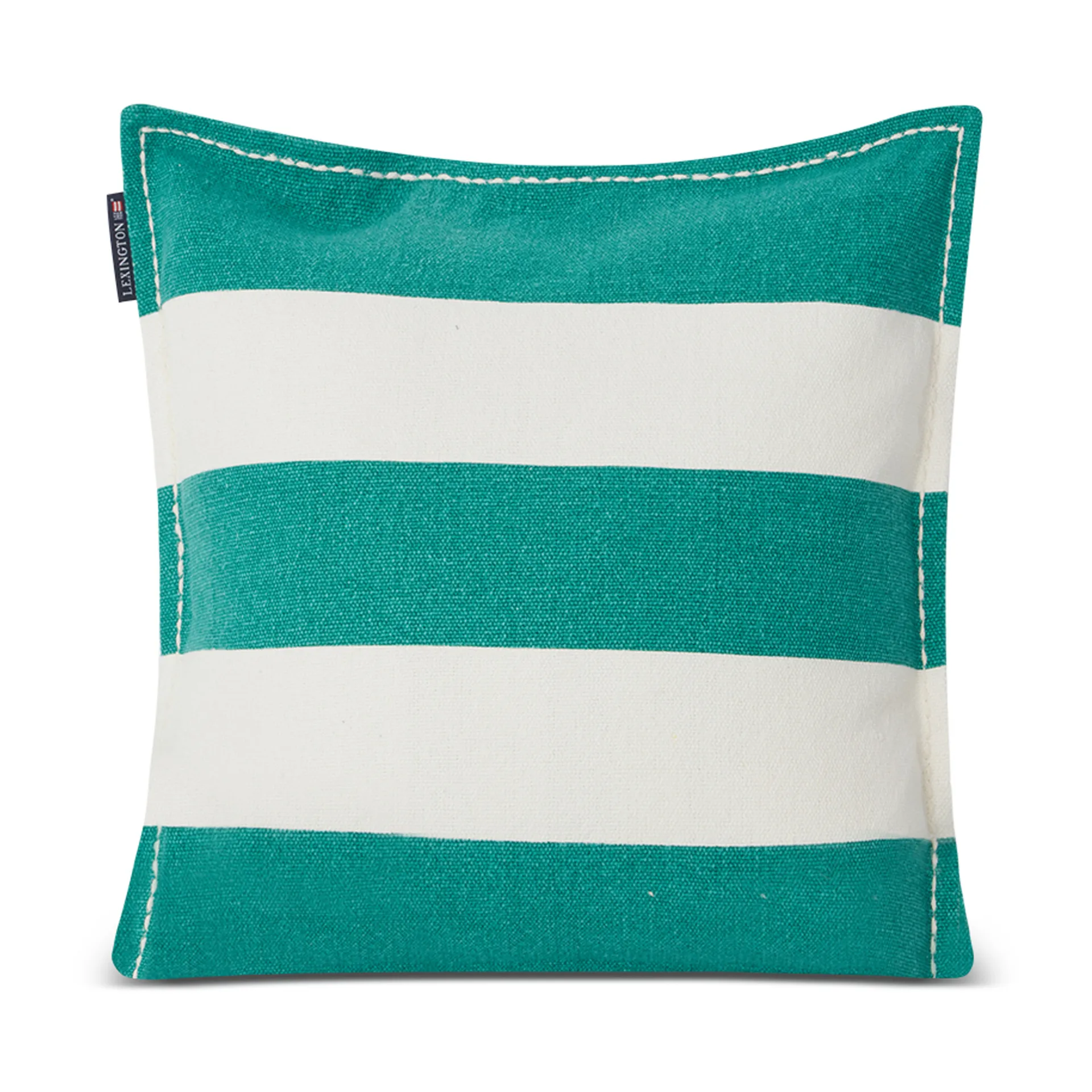 Blid Stripe Printed pillowcase 50x50 cm, Green-white Lexington