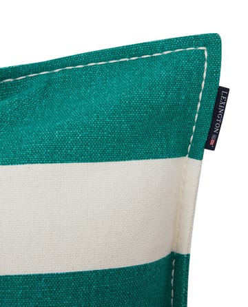 Blid Stripe Printed pillowcase 50x50 cm - Green-white - Lexington