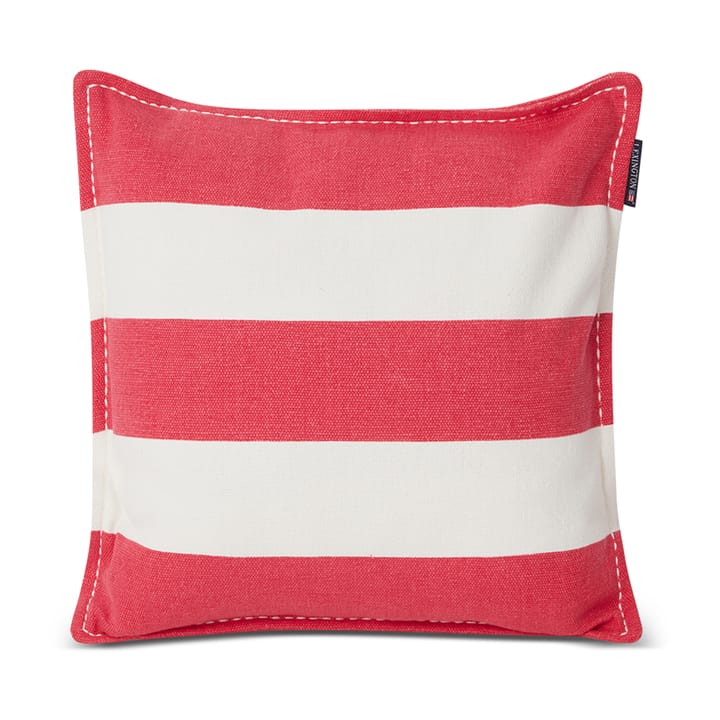 Blid Stripe Printed pillowcase 50x50 cm - Pink-white - Lexington