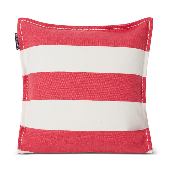 Blid Stripe Printed pillowcase 50x50 cm - Pink-white - Lexington