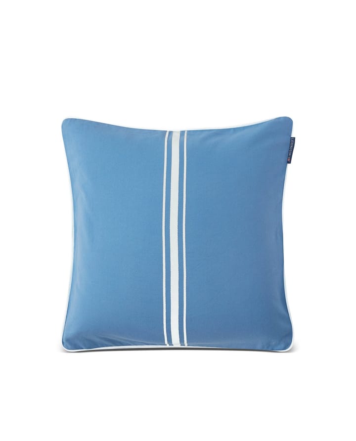 Center striped pillowcase 50x50 cm - Blue-white - Lexington