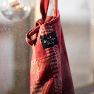 Checked apron - red-white - Lexington