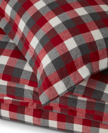 Checked Flannel bed linen set - 2x50x60 cm, 220x220 cm - Lexington
