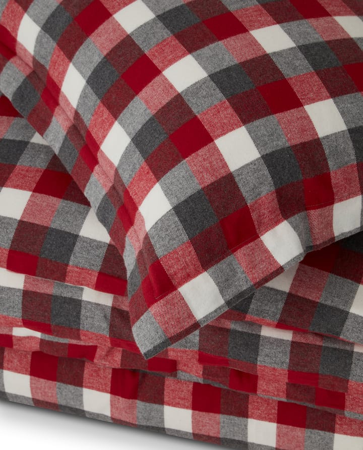 Checked Flannel bed linen set, 2x50x60 cm, 220x220 cm Lexington