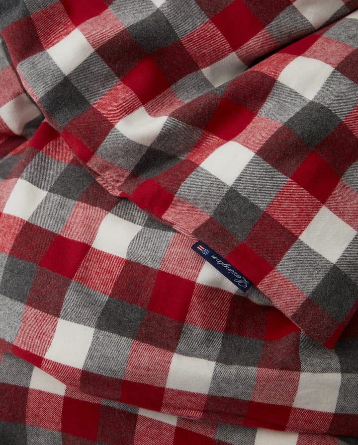 Checked Flannel bed linen set, 2x50x60 cm, 220x220 cm Lexington