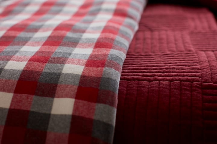 Checked Flannel bed linen set, 2x50x60 cm, 220x220 cm Lexington