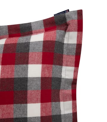 Checked Flannel pillowcase 50x60 cm - Red-dark grey - Lexington