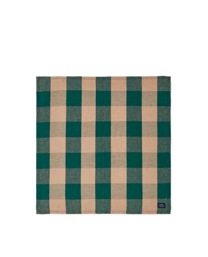 Checked napkin 50x50 cm - Green - Lexington