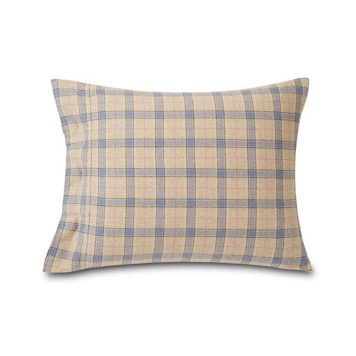 Checked pillowcase cotton 50x60 cm - beige - Lexington