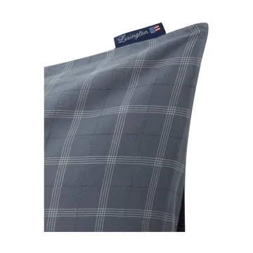 Checked Pinpoint Oxford cushion cover 50x60 cm - Dove - Lexington