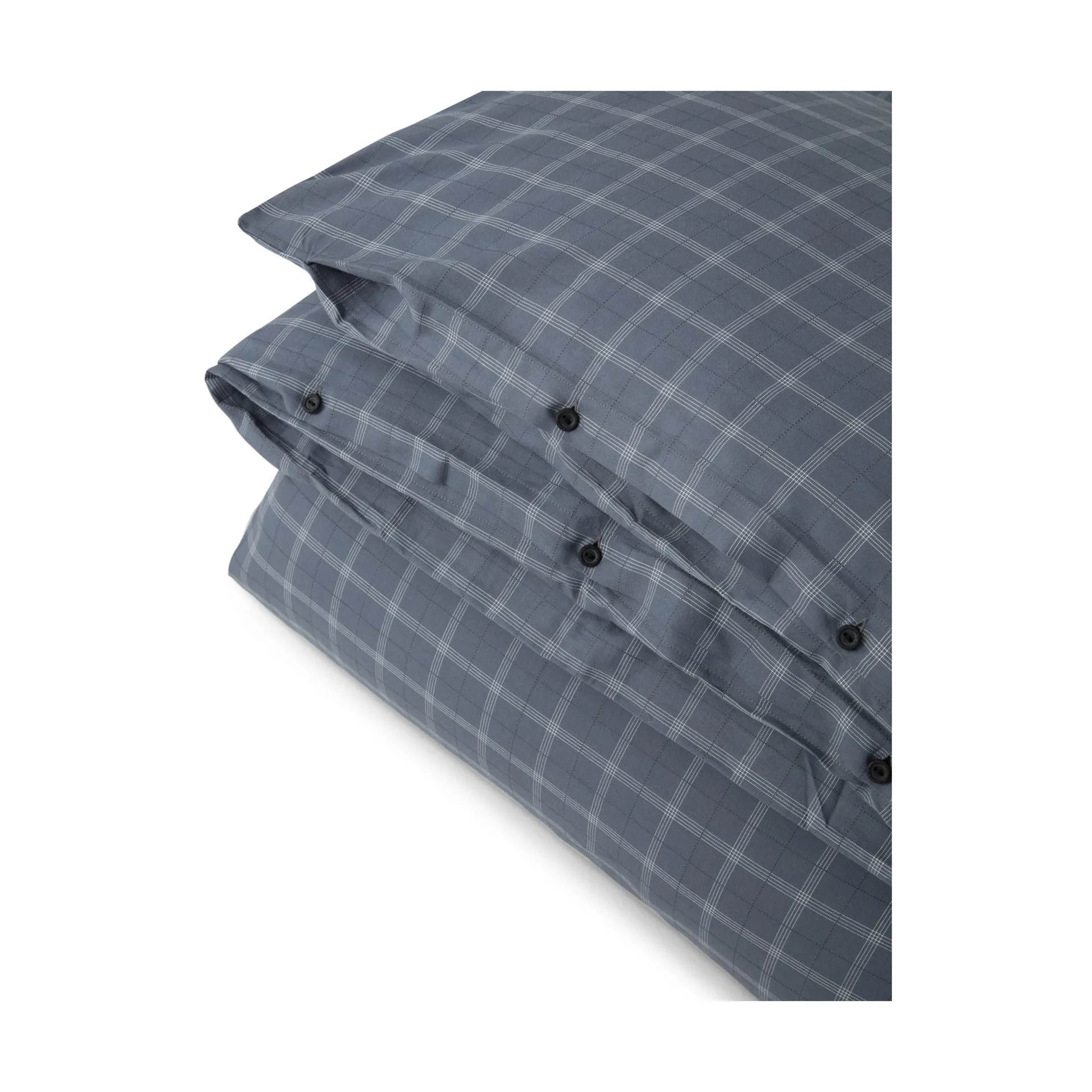 Checked Pinpoint Oxford duvet cover 150x210 cm, Dove Lexington