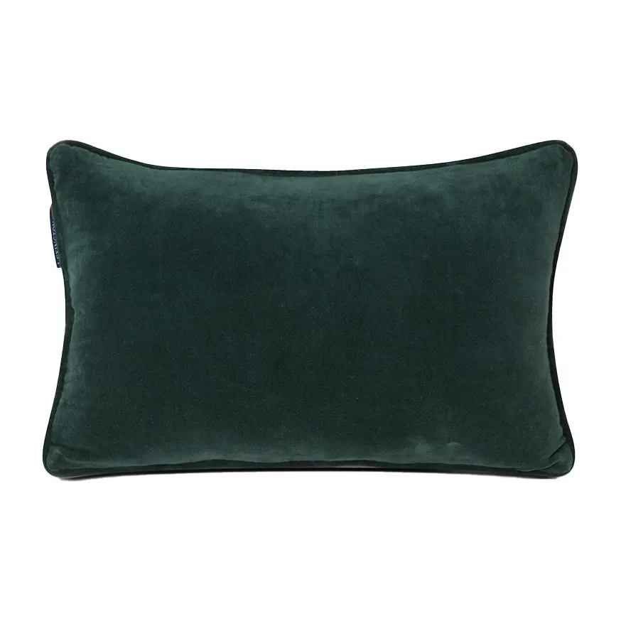 Christmas Cotton Velvet cushion 30x50 cm, Green Lexington