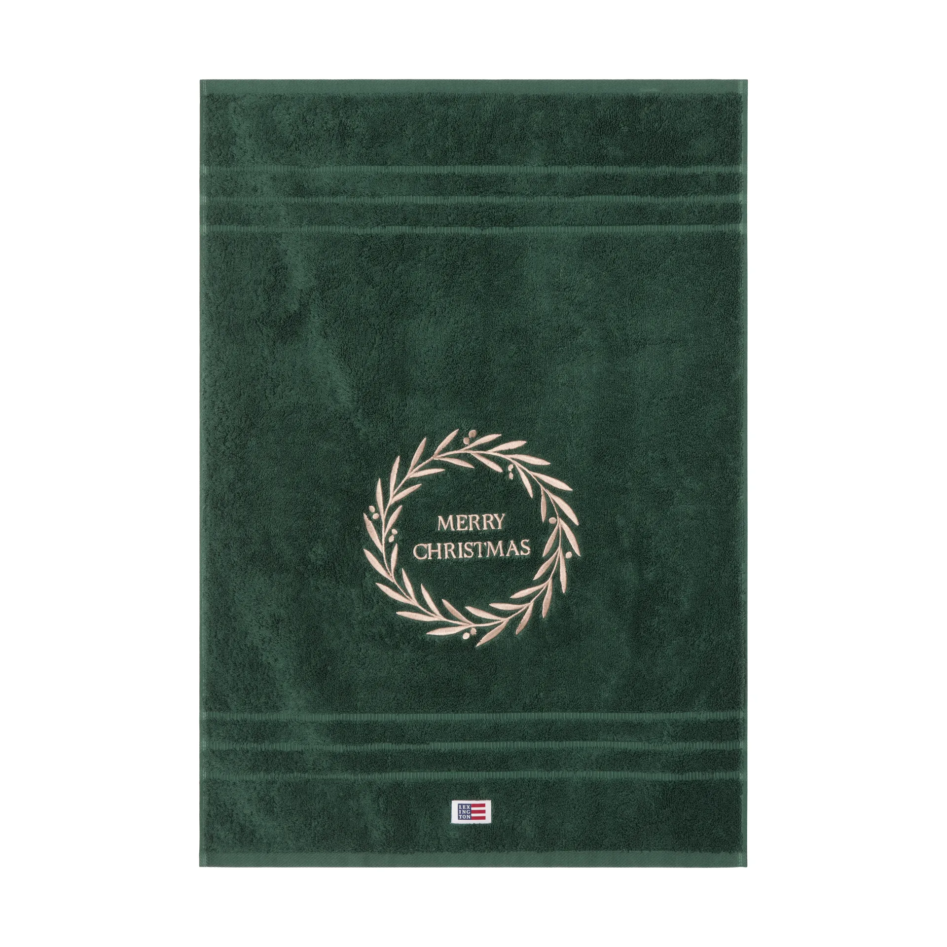 Christmas Wreath towel, Juniper green, 50x70 cm Lexington