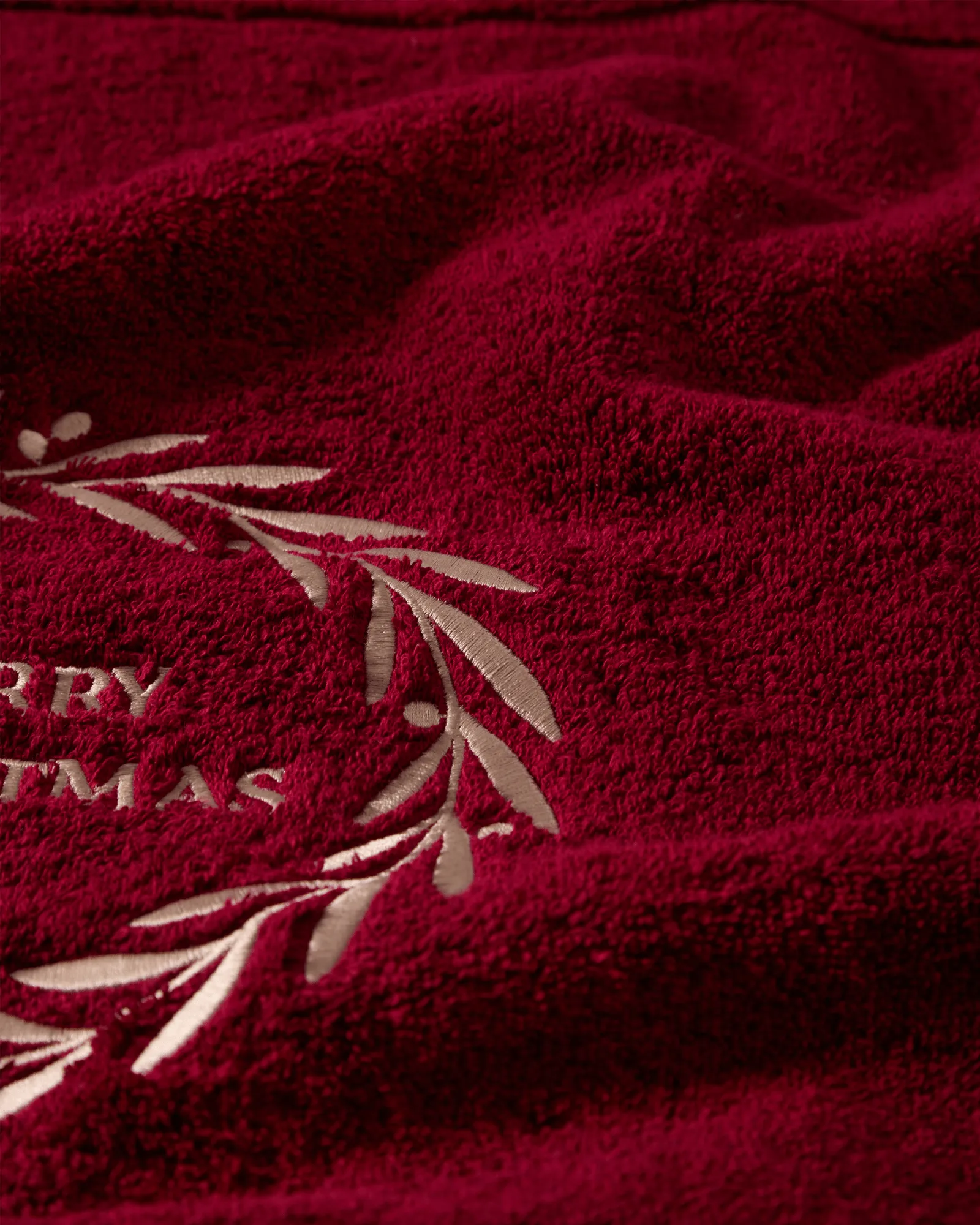 Christmas Wreath towel, Wine, 50x70 cm Lexington