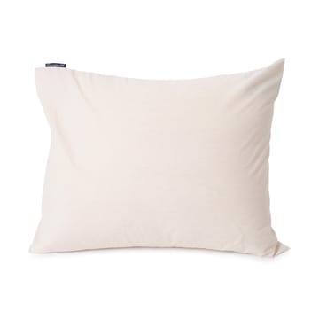 Contrast Cotton Chambray pillowcase 50x60 cm - beige-white - Lexington