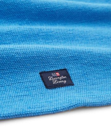 Cotton Jute Placemat with Side Stripes 40x50 cm - Blue-white - Lexington