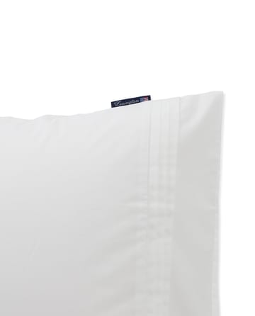 Deco Pleats Cotton Poplin pillowcase 50x60 cm - White - Lexington