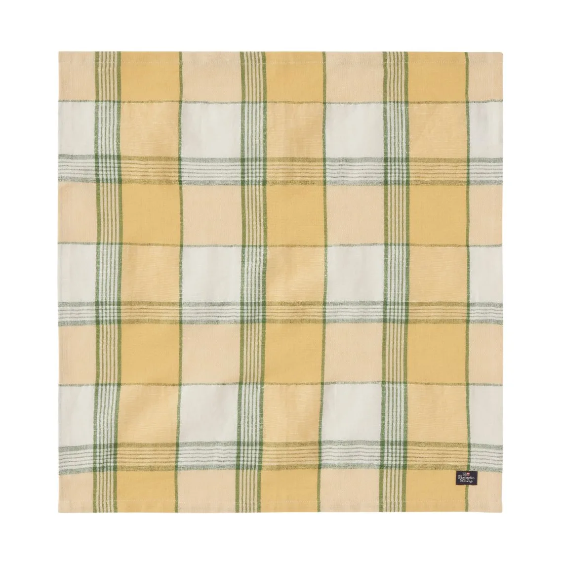 Easter Linen/Cotton fabric napkin 50x50 cm, Yellow-green Lexington