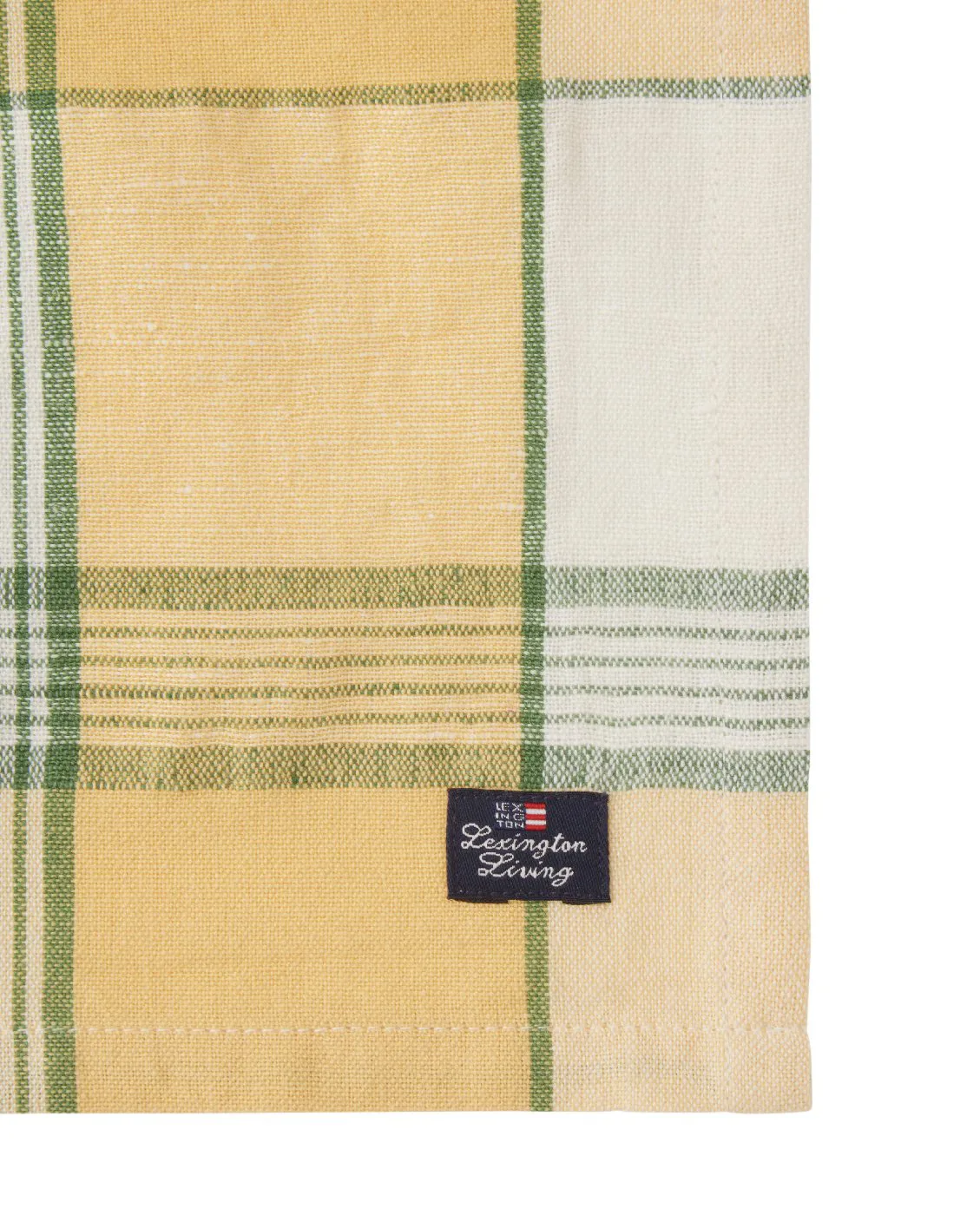 Easter Linen/Cotton fabric napkin 50x50 cm, Yellow-green Lexington