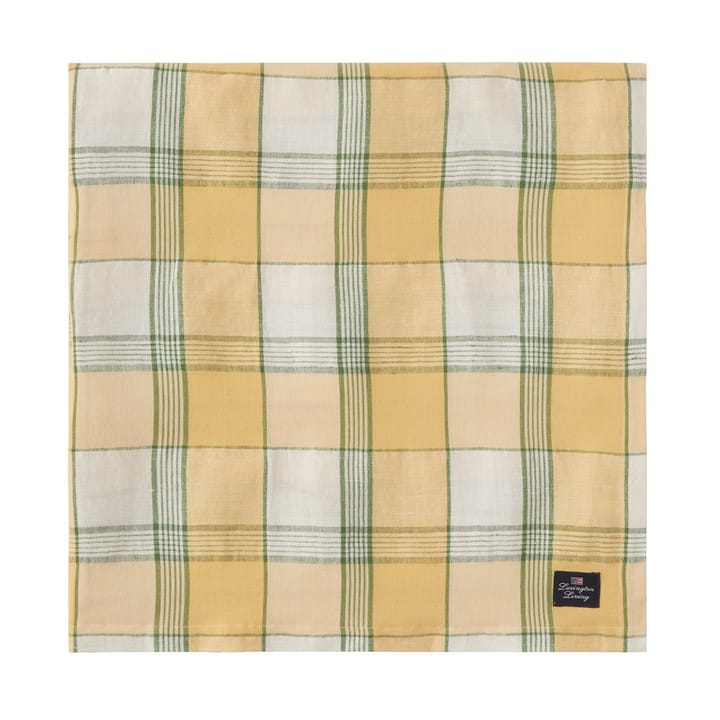 Easter Linen/Cotton tablecloth 150x250 cm - Yellow-green - Lexington