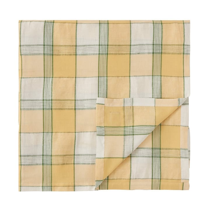 Easter Linen/Cotton tablecloth 150x250 cm - Yellow-green - Lexington