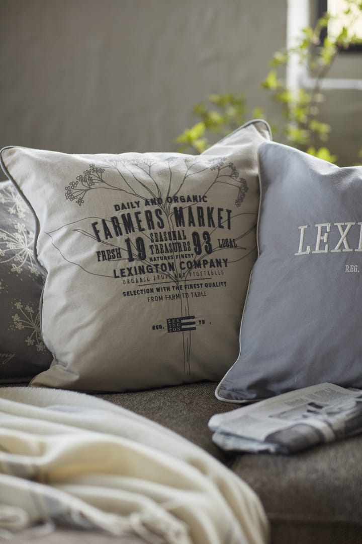 Farmers Market cushion cover 50x50 cm, Beige Lexington